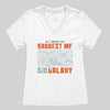 Baddest in the Galaxy Geek Women's V-Neck T-shirt