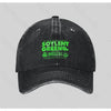 100% Organic Soylent Green Washed Vintage Baseball Cap