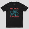 Classic 70s Vintage Neil Young & Crazy Horse Fanmade Geek T-Shirt
