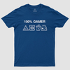 100% Gamer Geek T-Shirt