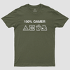 100% Gamer Geek T-Shirt