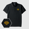 Alien Space Freighter Geek Embroidered Polo Shirts