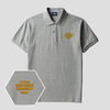 Alien Space Freighter Geek Embroidered Polo Shirts