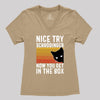 You Get Schrodinger's cat In The Box Women's V-Neck T-shirt
