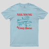Classic 70s Vintage Neil Young & Crazy Horse Fanmade Geek T-Shirt