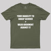Your Inability To Grasp Science Geek T-Shirt