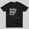 Sterling Cooper Draper Pryce Geek T-Shirt