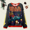 Back To The Present Ugly Christmas Knit Sweatshirt