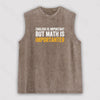 English is important but Math is importanter Unisex Washed Tank
