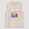 Funny Scientist Unisex Washed Tank