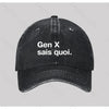 Gen X Sais Quoi Washed Vintage Baseball Cap