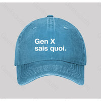 Gen X Sais Quoi Washed Vintage Baseball Cap