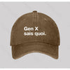 Gen X Sais Quoi Washed Vintage Baseball Cap