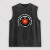 HAL "Sorry, Dave" Quote Unisex Washed Tank
