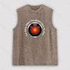 HAL "Sorry, Dave" Quote Unisex Washed Tank