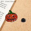 Halloween Pumpkin Skull Pins