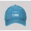It Works On My Machine Washed Vintage Baseball Cap