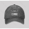 It Works On My Machine Washed Vintage Baseball Cap
