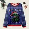 Jurassic Dinosaurs Ugly Christmas Knit Sweatshirt
