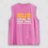 May the force be equal to mass times acceleration Unisex Washed Tank