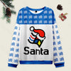 Micro Santa Ugly Christmas Knit Sweatshirt