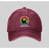 Never Fight A Dinosaur You'll Get Jurasskicked Washed Vintage Baseball Cap