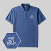 Just Not Today Geek Embroidered Polo Shirt