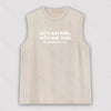 Punctuation Saves Lives Funny Unisex Washed Tank