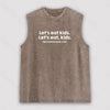Punctuation Saves Lives Funny Unisex Washed Tank