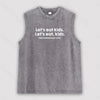 Punctuation Saves Lives Funny Unisex Washed Tank