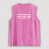 Punctuation Saves Lives Funny Unisex Washed Tank