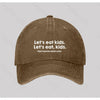 Punctuation Saves Lives Washed Vintage Baseball Cap