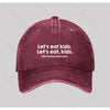 Punctuation Saves Lives Washed Vintage Baseball Cap