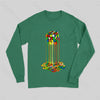 Rainbow Abstraction melted rubix cube Long Sleeve T-Shirt