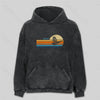 Retro JWST James Webb Space Telescope Washed Hoodie