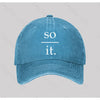 So Over It Washed Vintage Baseball Cap