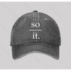 So Over It Washed Vintage Baseball Cap