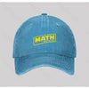 The Math Is Strong Washed Vintage Baseball Cap