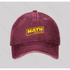 The Math Is Strong Washed Vintage Baseball Cap