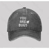 You Are Bugs Washed Vintage Baseball Cap