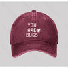 You Are Bugs Washed Vintage Baseball Cap